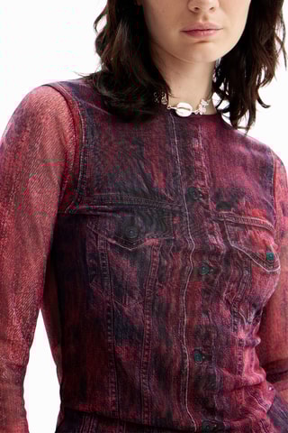 T-shirt slim - Rouge
