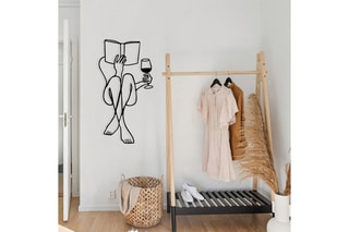 Décoration murale Bien - Noir - 38 x 73 cm
