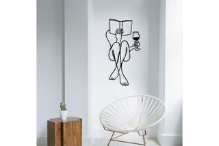 Décoration murale Bien - Noir - 38 x 73 cm