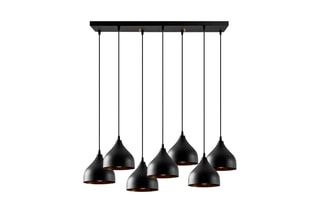 Suspension Tattoo - Noir et doré - 7 x 60 W