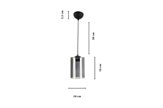 Suspension - Noir et gris foncé - 40 W