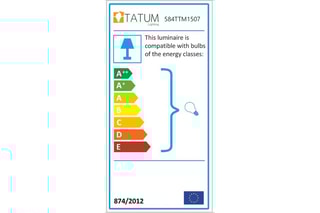 Lampadaire Lik - Noir et doré - 40 W - 145 cm