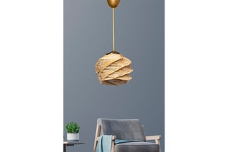 Suspension - Imitation bois -  45 - 60 W