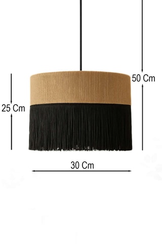 Suspension - Beige et noir - 40 W
