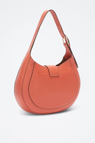 Leren Schouderhandtas Furla Club 2 - Oranje