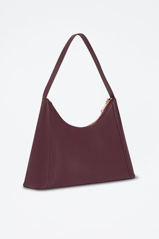 Kalfsleren Trendy HandtasDiamante S - Bordeauxrood