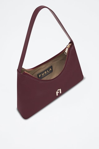 Kalfsleren Trendy HandtasDiamante S - Bordeauxrood