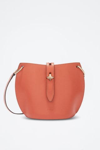 Leren Schoudertas Unica Furla - Oranje