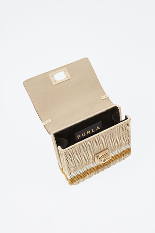 Kalfsleren Schoudertas 1927 Mini- Bruin en Beige