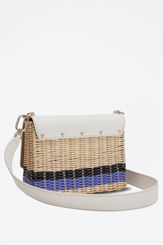 Kalfsleren Schoudertas 1927 Mini- Ecru en Beige