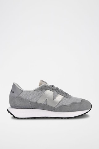 Sneakers en nubuck 237 Gris clair et argenté