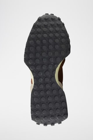 Baskets 327 en cuir - Marron et blanc