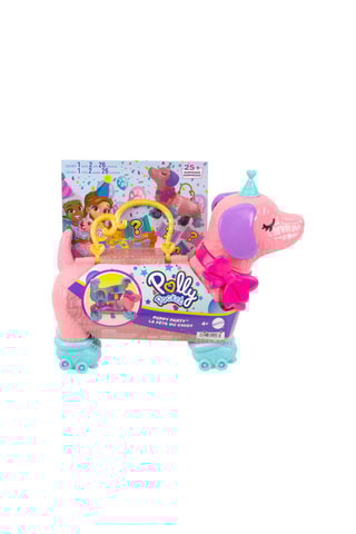 Puppy Party Polly Pocket Mattel - 28-delig - Vanaf 4 Jaar