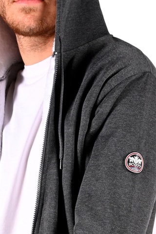 Gilet à capuche Sherpor - Charbon chiné