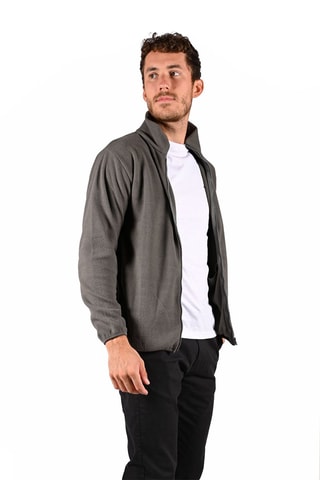 Fleece Jasje Micro Donkergrijs