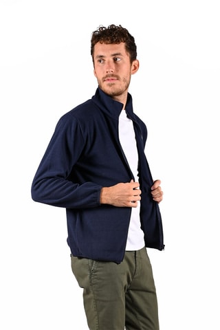 Fleece Jasje Micro Nachtblauw