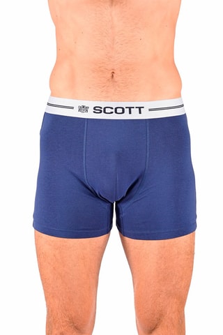 3 Boxers Ventilo Bordeauxrood, Blauw en Gemêleerd Lichtgrijs