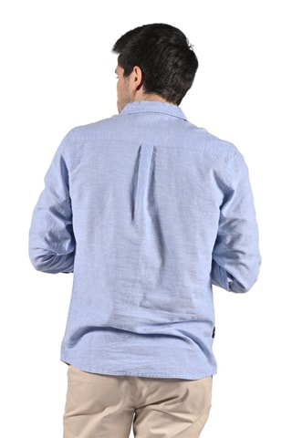 Linnen Overhemd Rony - Blauw
