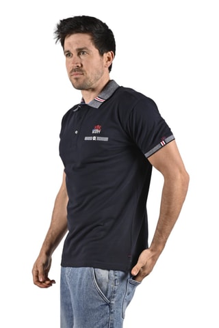 Polo Picot Marineblauw