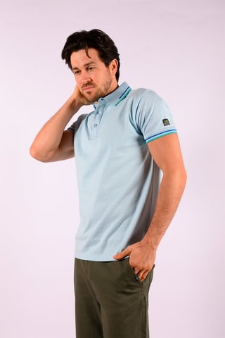 Polo Tempo Hemelsblauw en Wit
