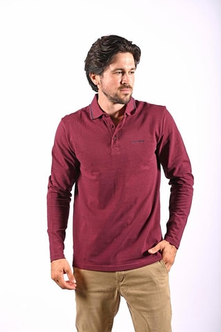 Polo Sagos Bordeauxrood