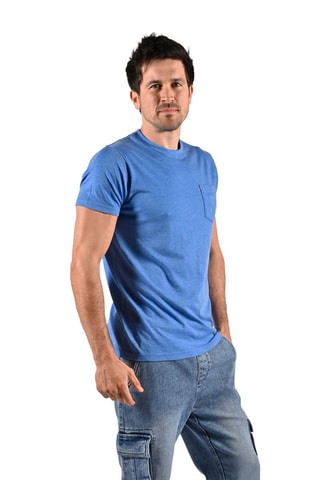 T-shirt Pochot Blauw