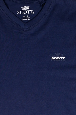 2 T-shirts Vitorio Marineblauw