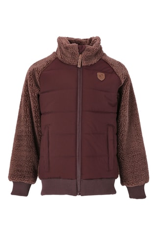 Fleece Jasje Popcorn - Bruin