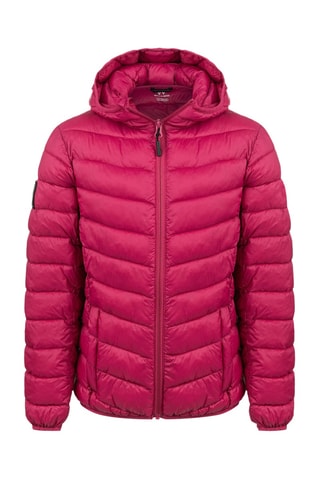Gewatteerde Jas met Capuchon Crown - Rood 