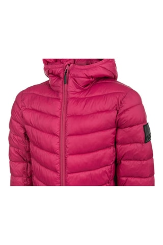 Gewatteerde Jas met Capuchon Crown - Rood 