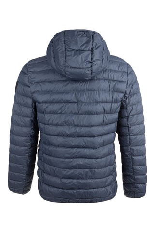 Gewatteerde Jas met Capuchon Crown - Marineblauw