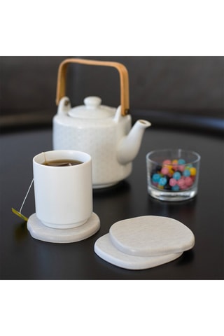 Dessous verre set (4 pièces) - Sable