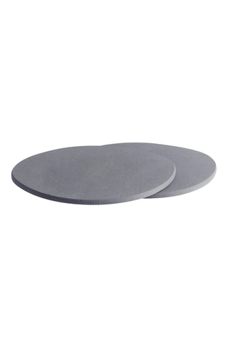 Dessous plat set L (2 pièces) - Ardoise