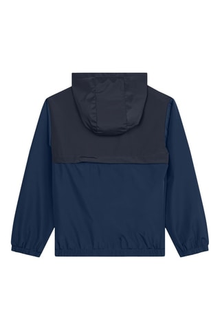 Opvouwbaar Windjack met Capuchon- Marineblauw en Zwart