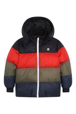 Gewatteerde Jas met Capuchon - Kaki en Zwart - Timberland