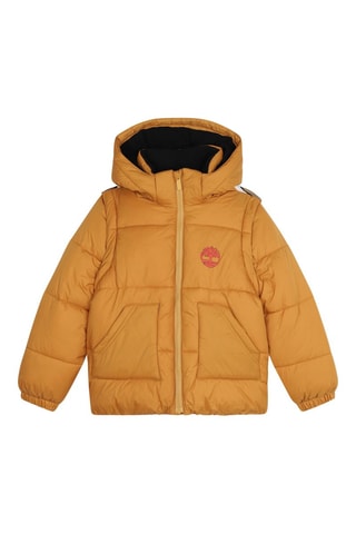 Gewatteerde Jas met Capuchon - Mosterdgeel - Timberland 