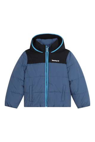 Gewatteerde Jas met Capuchon - Kobaltblauw - Timberland