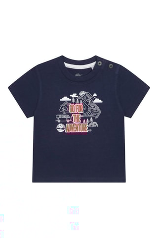 Biologisch Katoenen T-shirt Marineblauw