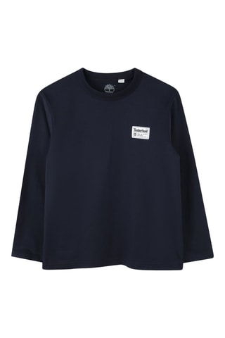 Biologisch Katoenen T-shirt - Marineblauw - Timberland