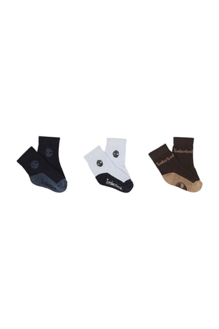 3 Paar Sokken - Wit en Bruin - Timberland