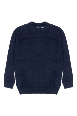 Camisola - Azul-escuro e bege
