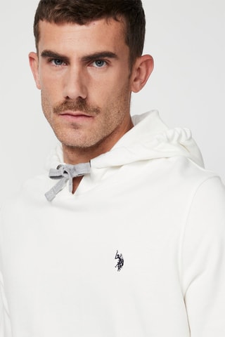Sweat com capuz - Branco