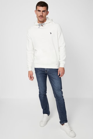 Sweat com capuz - Branco