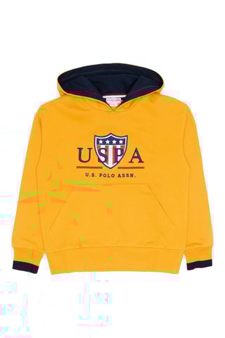 Sweat com capuz - Amarelo