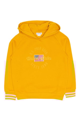 Sweat com capuz - Amarelo