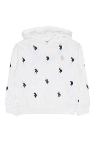 Sweat com capuz - Branco