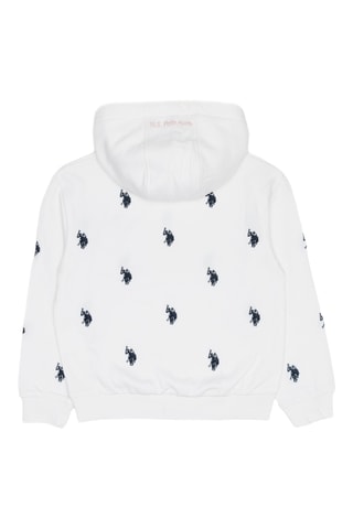 Sweat com capuz - Branco