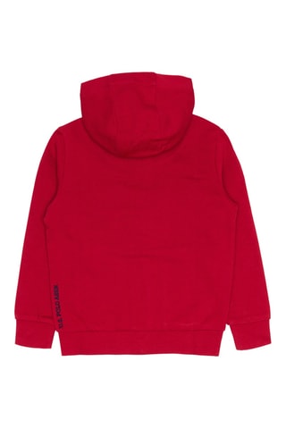 Sweat com capuz - Vermelho