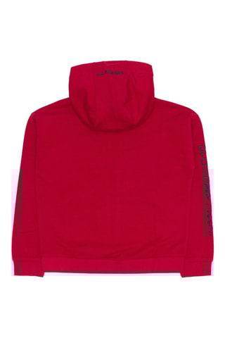 Sweat com capuz - Vermelho