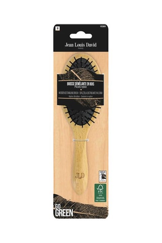 Brosse démêlante en bois - Naturel